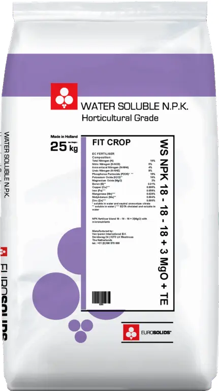 Eurosolids NPK 18-18-18 + 3MgO + TE , 25 кг